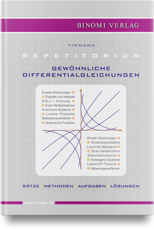 Repetitorium Gewöhnliche Differentialgleichungen (Steffen Timmann)