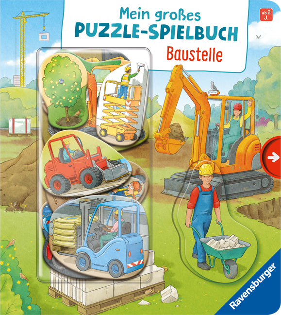 Mein großes Puzzle-Spielbuch - Baustelle (Emilie Jakobs)