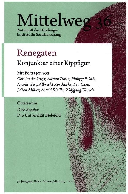 Renegaten. Konjunktur einer Kippfigur (Carolin Amlinger)