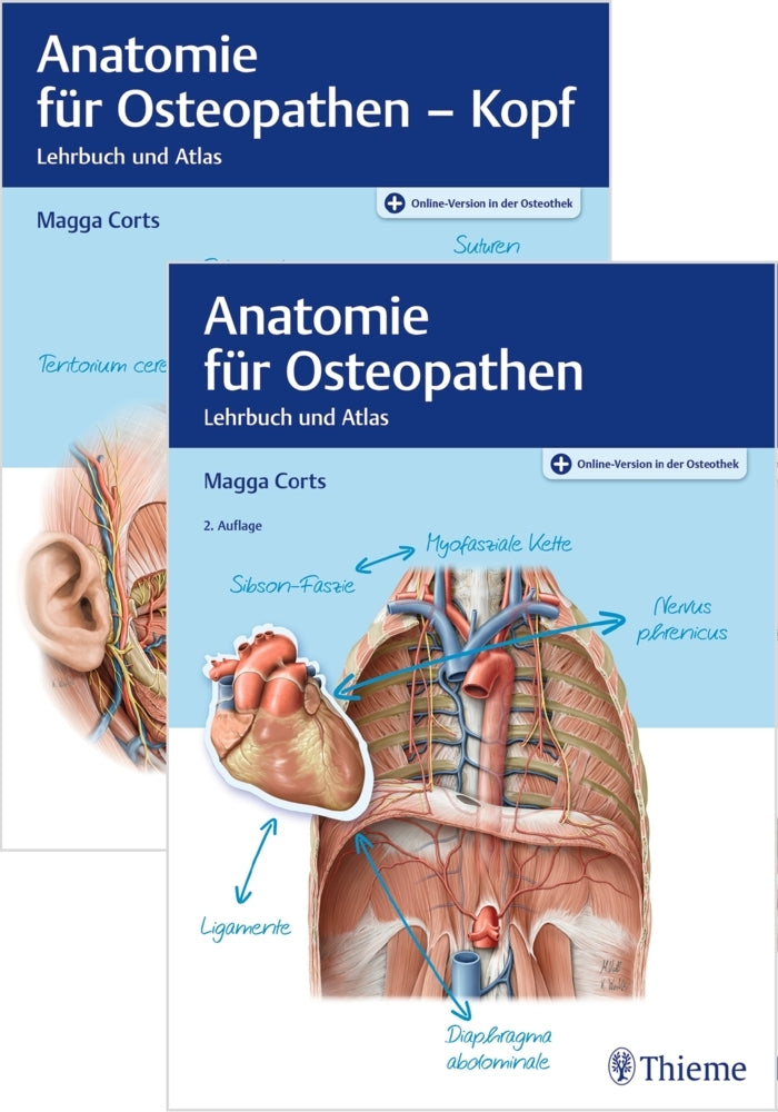 Set Anatomie für Osteopathen (Magga Corts)