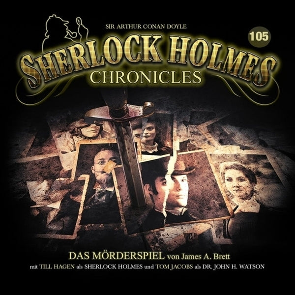 Sherlock Holnes Chronicles - Das Mörderspiel.Folge.105, 1 Audio-CD