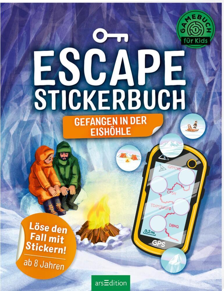 Escape-Stickerbuch - Gefangen in der Eishöhle (Philip Kiefer)