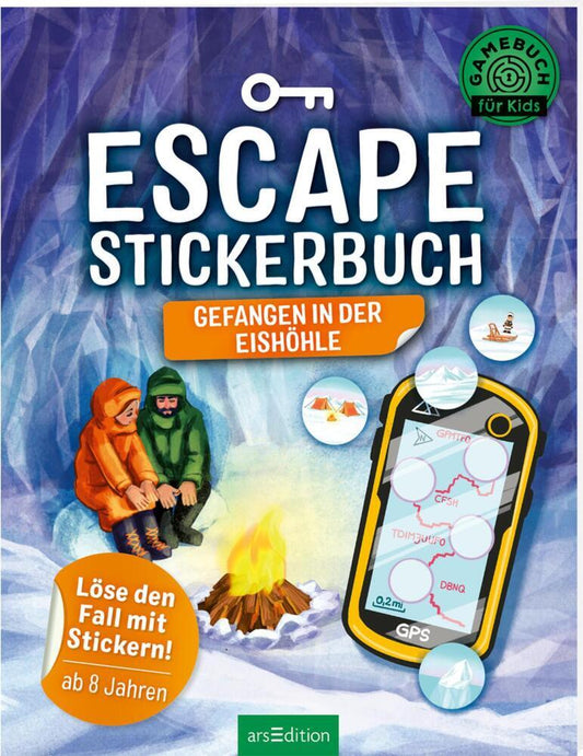 Escape-Stickerbuch - Gefangen in der Eishöhle (Philip Kiefer)