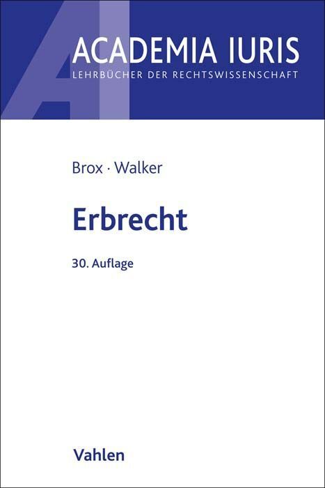 Erbrecht (Hans Brox)