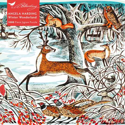 Puzzle - Angela Harding, Winterwunderland (Flame Tree Publishing)