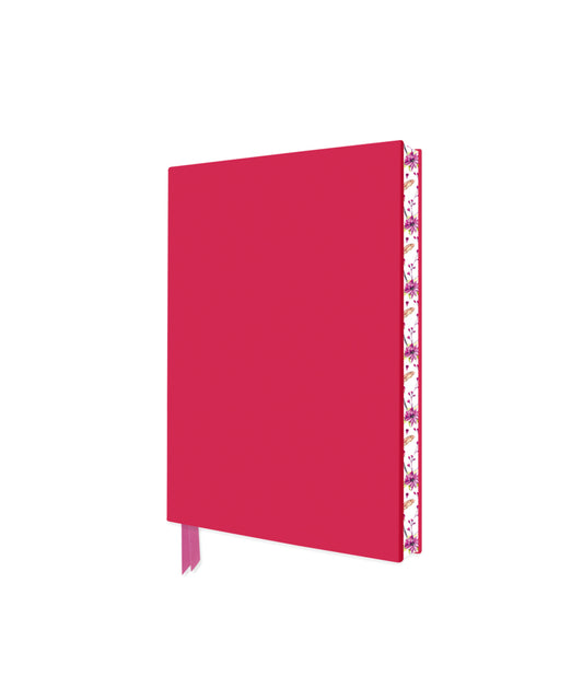 Exquisit Notizbuch DIN A6: Farbe Lippenstift Pink (Flame Tree Publishing)