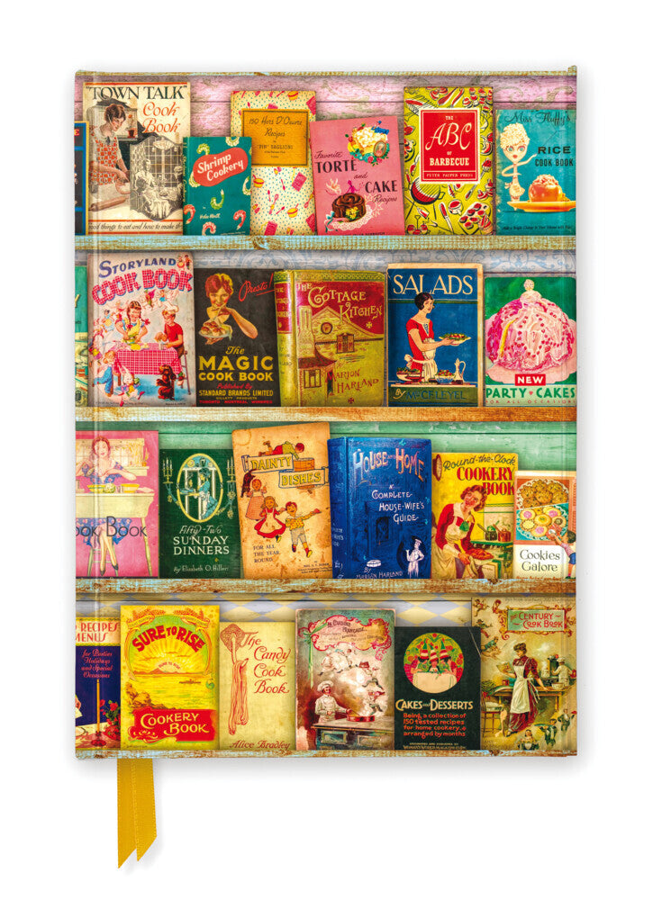 Premium Notizbuch DIN A5: Aimee Stewart, Historische Kochbuchbibliothek (Flame Tree Publishing)