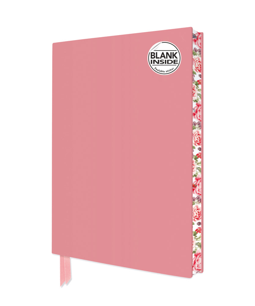 Exquisit Notizbuch ohne Linien DIN A5: Farbe Babyrosa (Flame Tree Publishing)