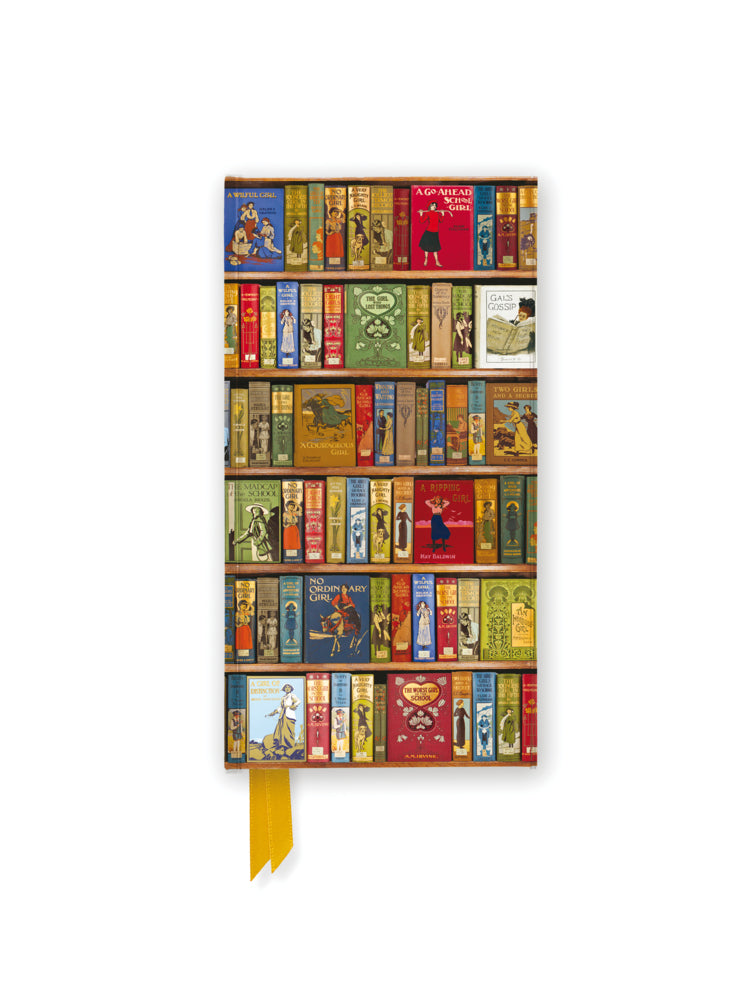 Schmales Hardcover-Notizbuch: Bodleian Libraries, Bücherregal Halligalli (Flame Tree Publishing)