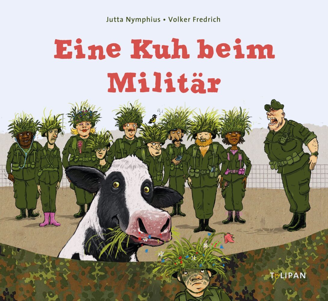 Eine Kuh beim Militär (Jutta Nymphius)