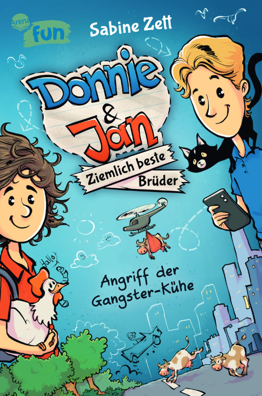 Donnie & Jan - Ziemlich beste Brüder. Angriff der Gangster-Kühe (Sabine Zett)