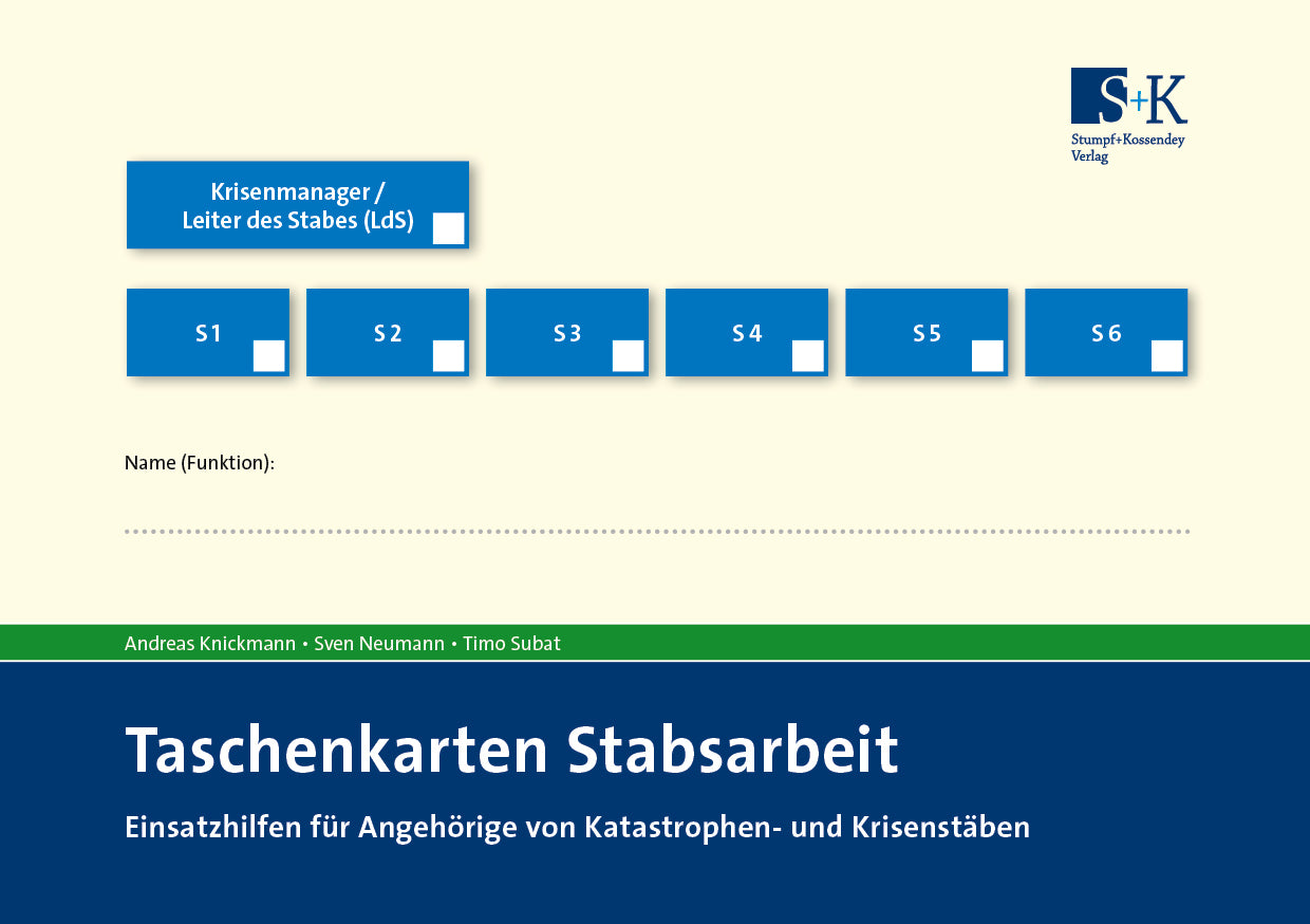 Taschenkarten Stabsarbeit (Andreas Knickmann)
