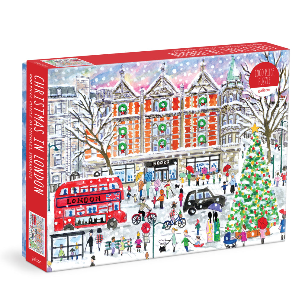 Michael Storrings Christmas in London 1000 Piece Puzzle (Galison)