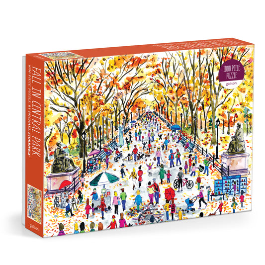 Michael Storrings Fall in Central Park 1000 Piece Puzzle (Galison)