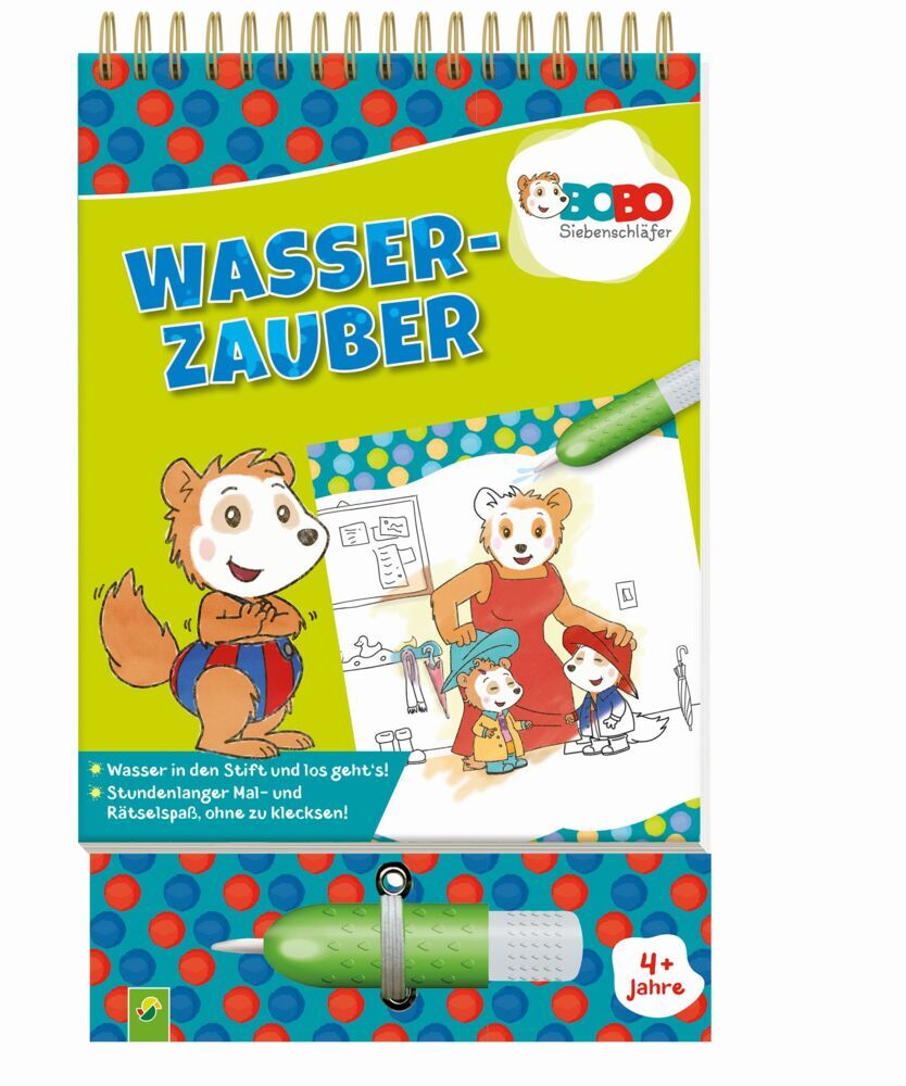 Bobo Siebenschläfer Wasserzauber: Wassermalbuch für Kinder ab 3 Jahren