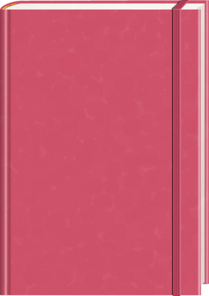 Anaconda Notizbuch/Notebook/Blank Book, punktiert, textiles , pink, Hardcover (A5), 120g/m² Papier