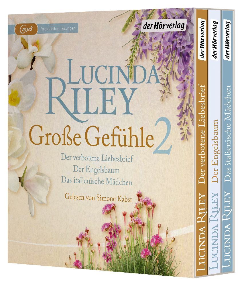 Große Gefühle 2: Der verbotene Liebesbrief - Der Engelsbaum - Das italienische Mädchen, 6 Audio-CD, 6 MP3 (Lucinda Riley)
