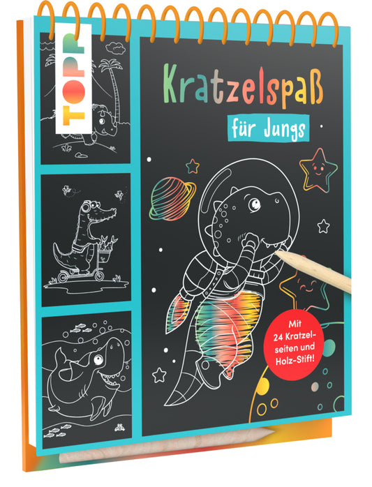 Kratzelspaß für Jungs (Frechverlag)