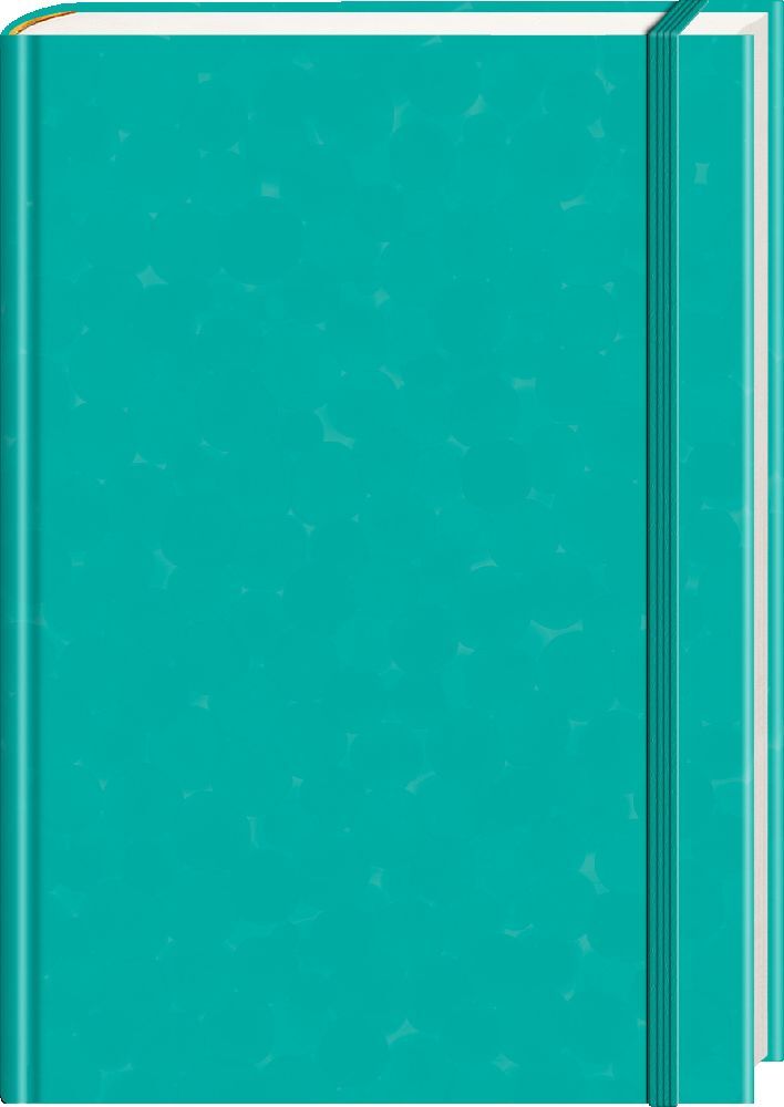 Anaconda Notizbuch/Notebook/Blank Book, punktiert, textiles , grün, Hardcover (A5), 120g/m² Papier