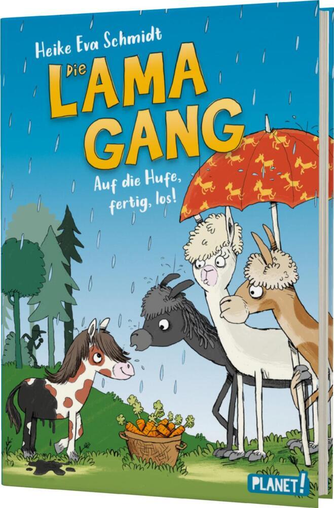 Die Lama-Gang. Mit Herz & Spucke 4: Auf die Hufe, fertig los! (Heike Eva Schmidt)