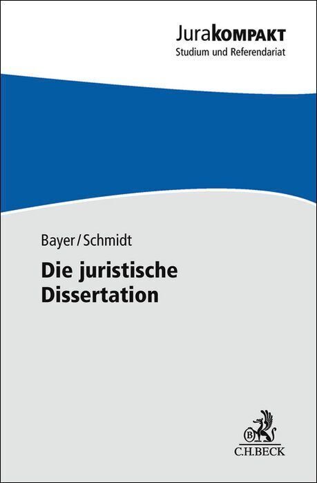 Die juristische Dissertation (Daria Bayer)