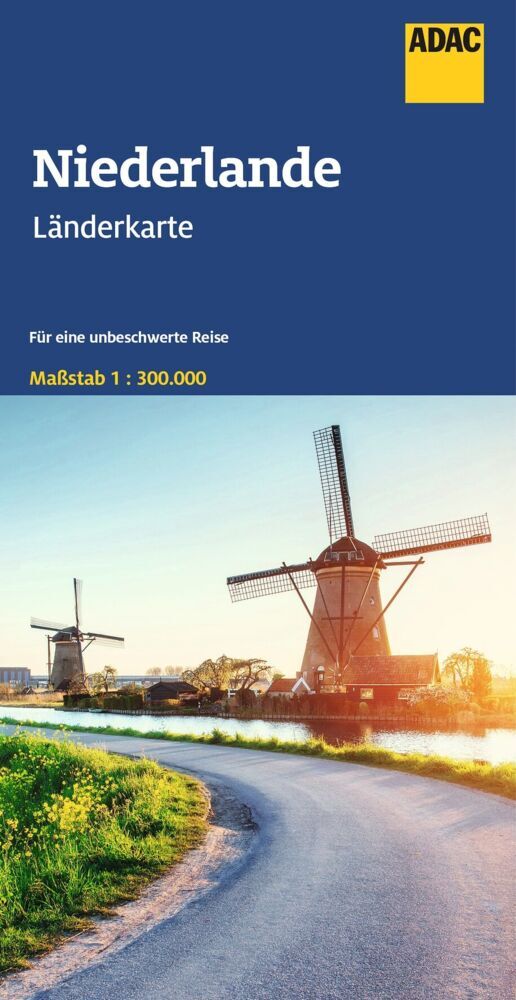 ADAC Länderkarte Niederlande 1:300.000