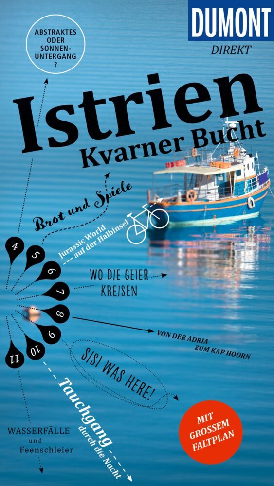 DUMONT direkt Reiseführer DuMont direkt Reiseführer Istrien, Kvarner Bucht (Daniela Schetar)