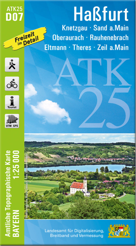 ATK25-D07 Haßfurt (Amtliche Topographische Karte 1:25000) (Breitband Und Vermessung, Bayern Landesamt Für Digitalisierung)
