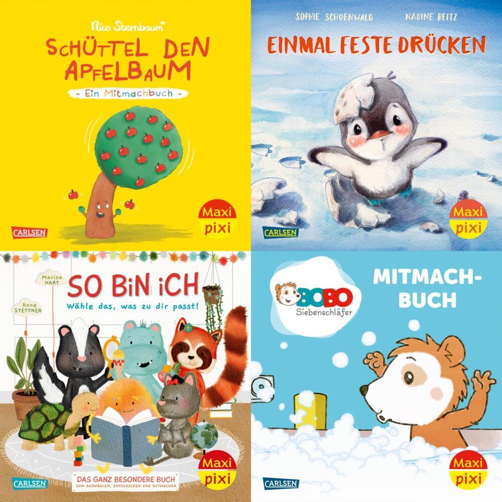 Maxi-Pixi-4er-Set 110: Bilderbücher zum Mitmachen (4x1 Exemplar) (Diverse)