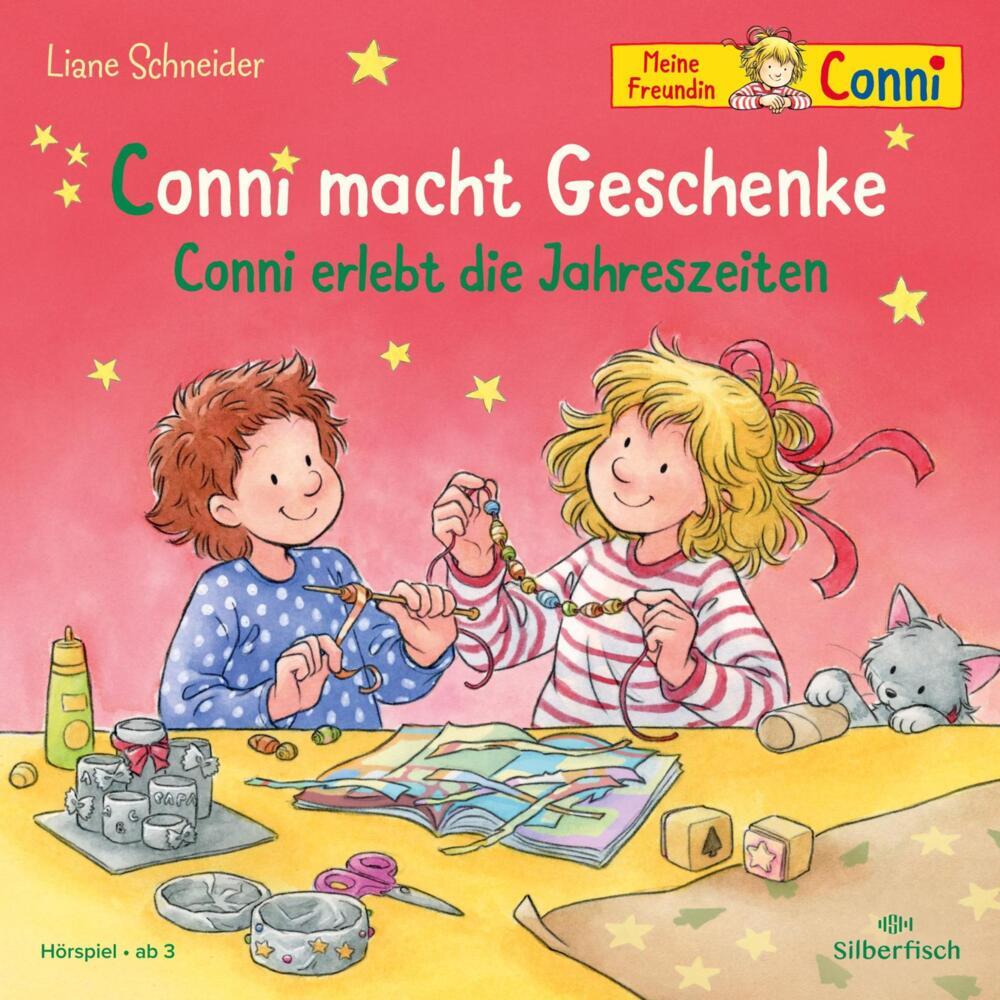Conni macht Geschenke / Conni erlebt die Jahreszeiten, 1 Audio-CD (Liane Schneider)