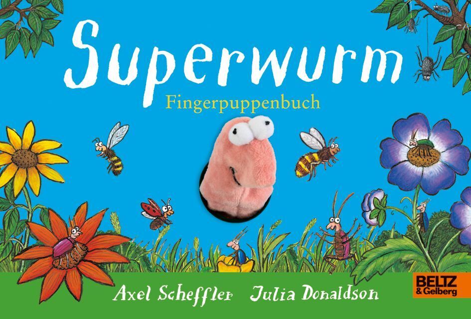 Superwurm-Fingerpuppenbuch (Axel Scheffler)