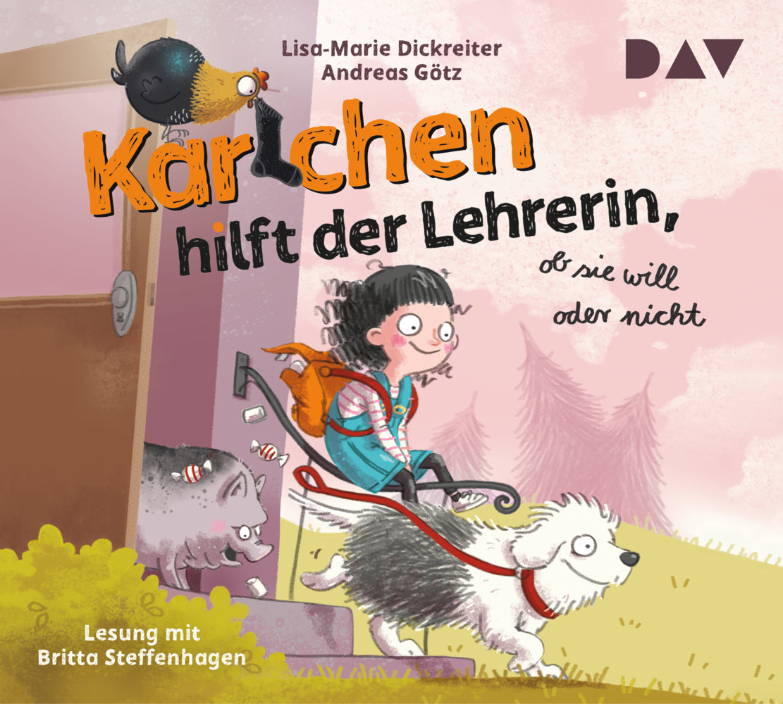 Karlchen hilft der Lehrerin, ob sie will oder nicht, 4 Audio-CD (Lisa-Marie Dickreiter)