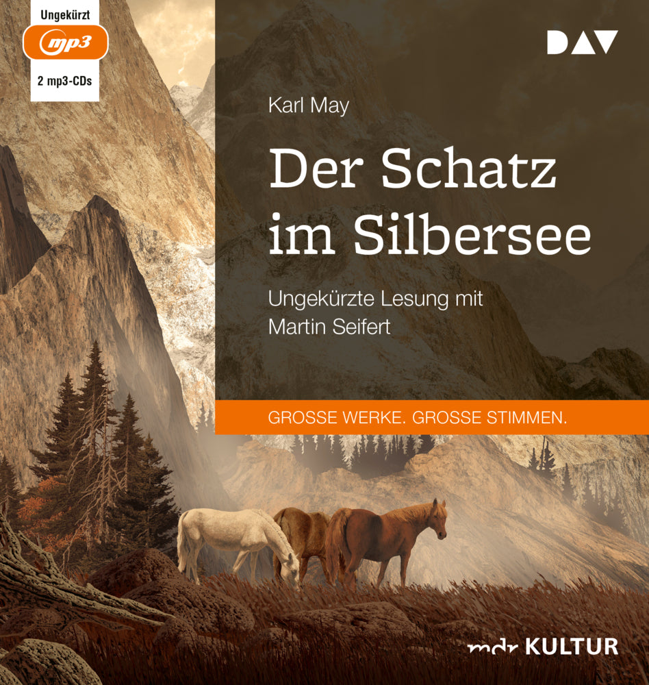 Der Schatz im Silbersee, 2 Audio-CD, 2 MP3 (Karl May)