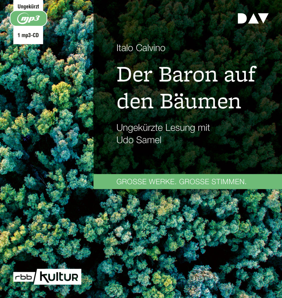 Der Baron auf den Bäumen, 1 Audio-CD, 1 MP3 (Italo Calvino)