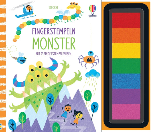 Fingerstempeln: Monster (Fiona Watt)