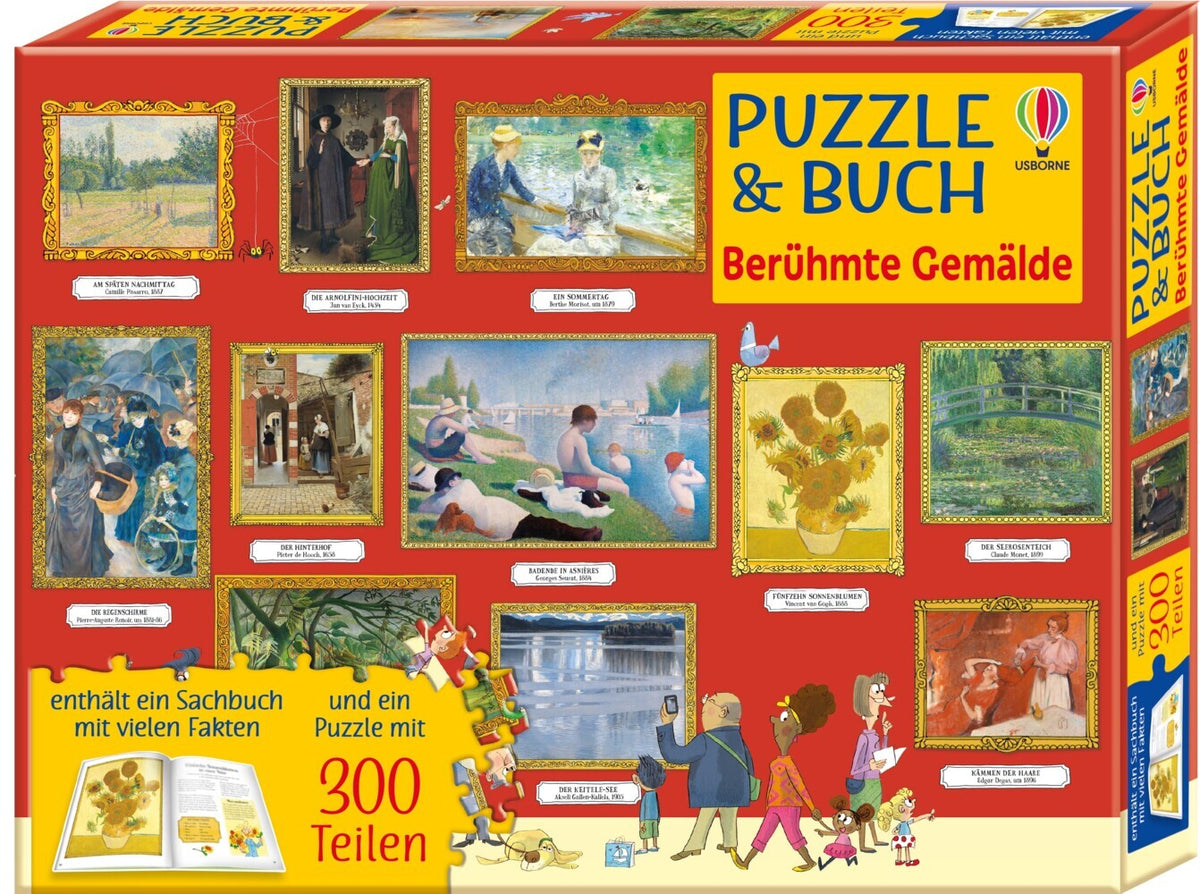 Puzzle & Buch: Berühmte Gemälde (Rosie Dickins)