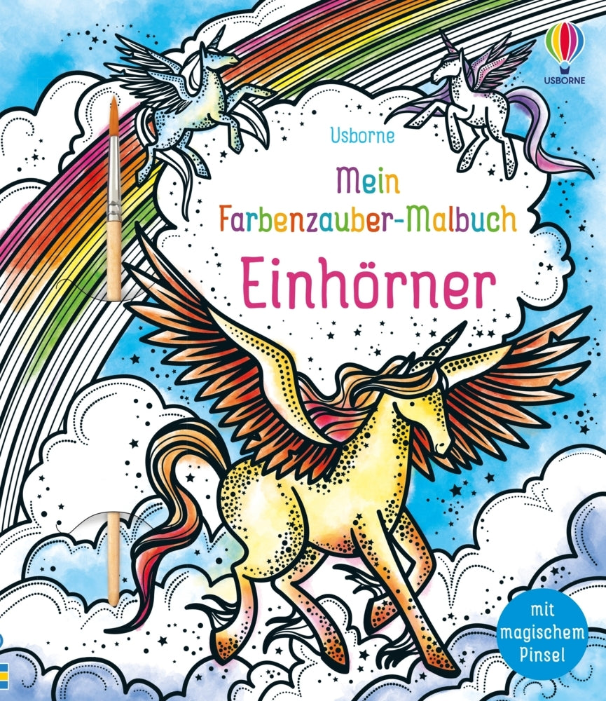 Mein Farbenzauber-Malbuch: Einhörner (Fiona Watt)
