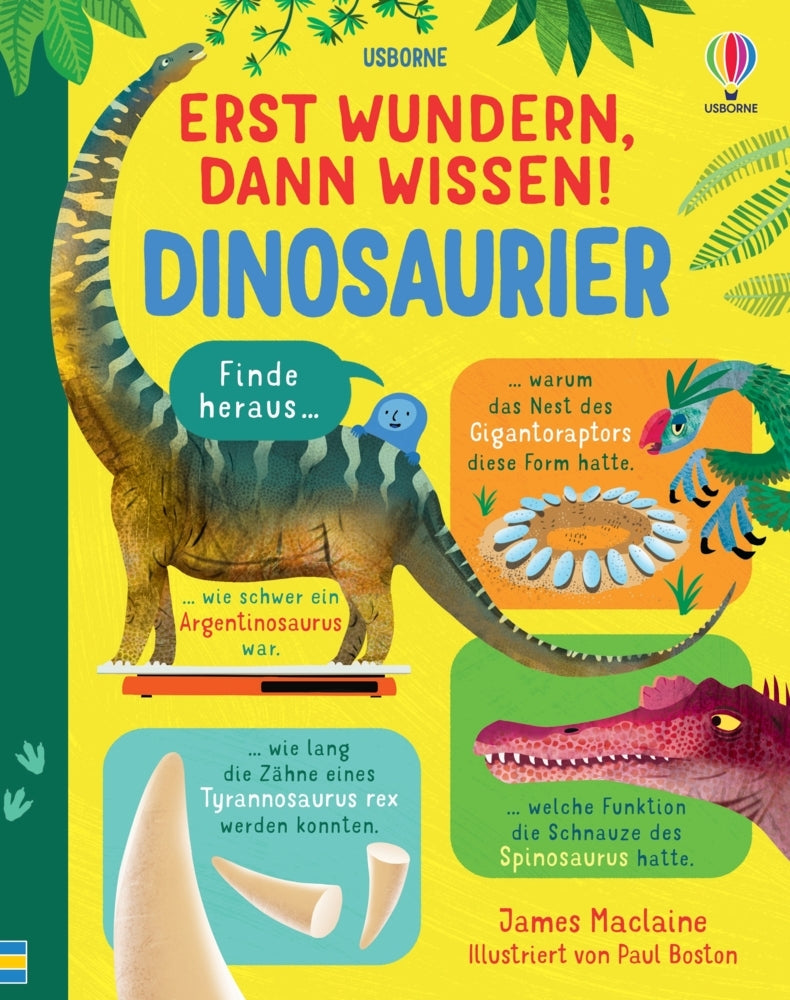 Erst wundern, dann wissen! Dinosaurier (James Maclaine)