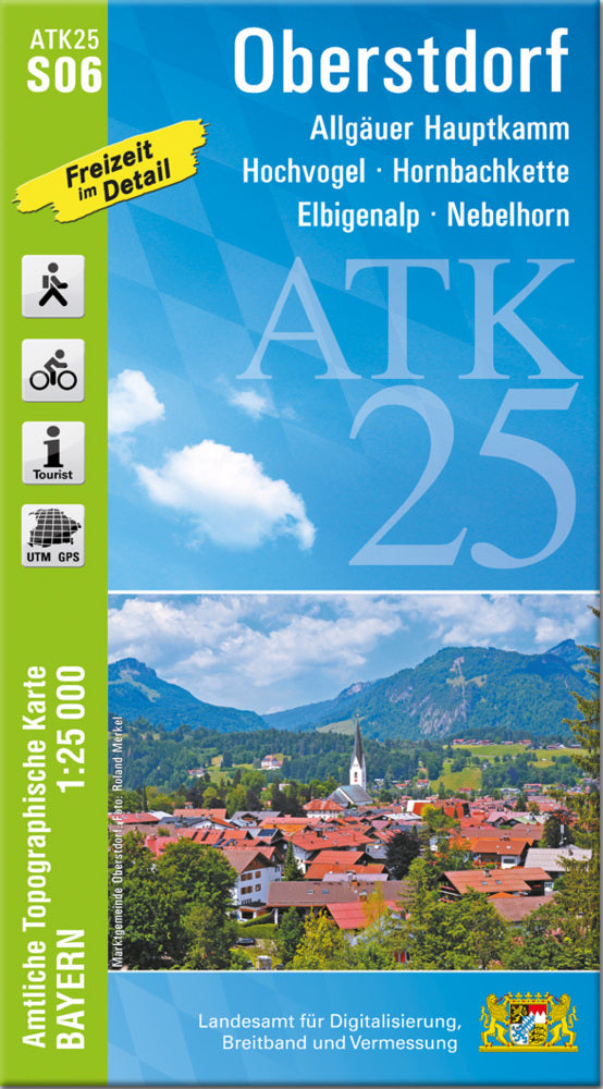 ATK25-S06 Oberstdorf (Amtliche Topographische Karte 1:25000) (Breitband Und Vermessung, Bayern Landesamt Für Digitalisierung)