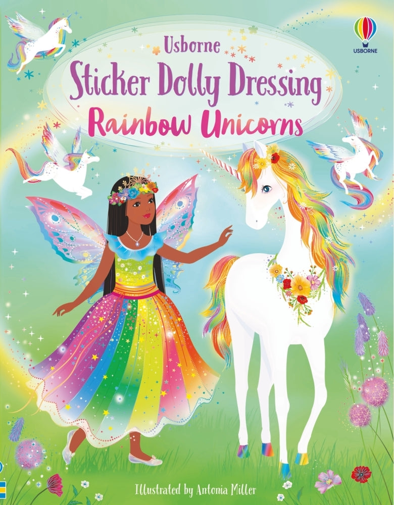Sticker Dolly Dressing Rainbow Unicorns (Fiona Watt)