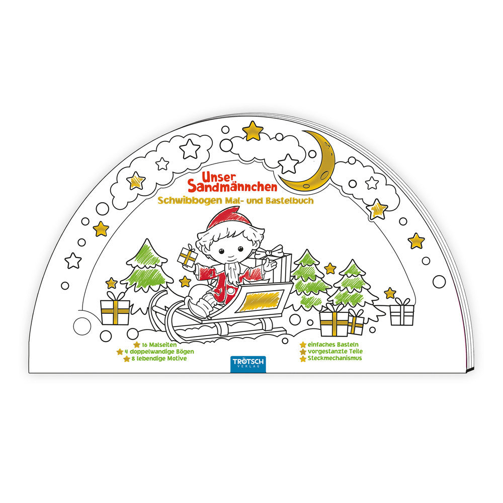 Trötsch Unser Sandmännchen Schwibbogen Mal- und Bastelbuch (Trötsch Verlag Gmbh & Co.Kg)