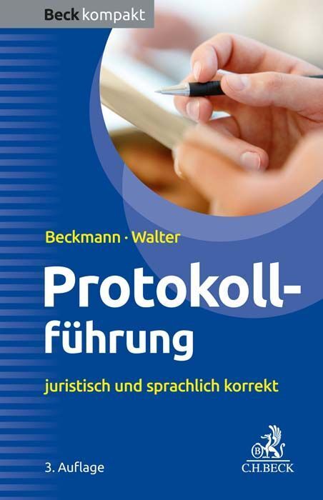 Protokollführung (Edmund Beckmann)