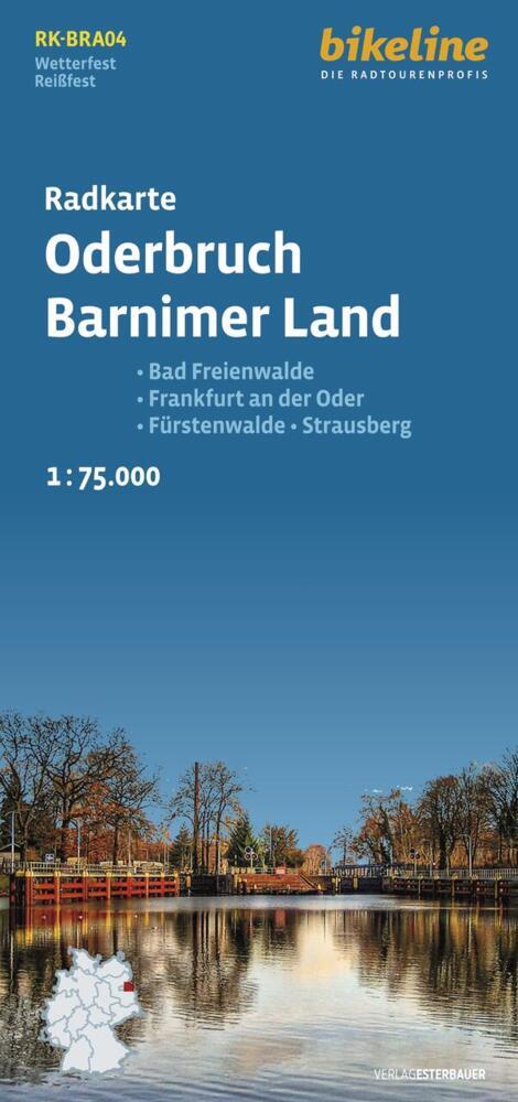 Radkarte Oderbruch Barnimerland (Esterbauer Verlag)