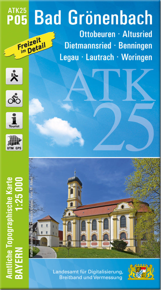 ATK25-P05 Bad Grönenbach (Amtliche Topographische Karte 1:25000) (Breitband Und Vermessung, Bayern Landesamt Für Digitalisierung)