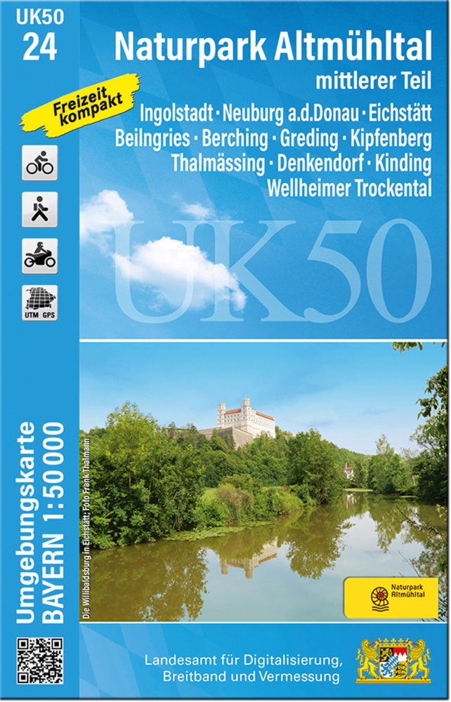 UK50-24 Naturpark Altmühltal mittlerer Teil (Breitband Und Vermessung, Bayern Landesamt Für Digitalisierung)