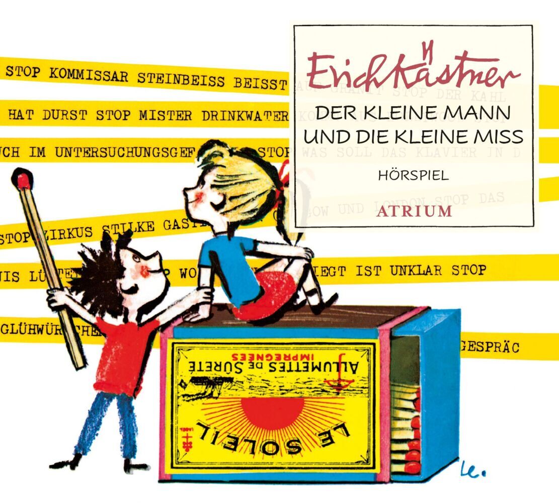 Der kleine Mann und die kleine Miss, 1 Audio-CD (Erich Kästner)