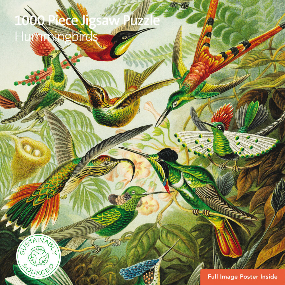 Puzzle - Ernst Haeckel, Kolibris (Flame Tree Publishing)