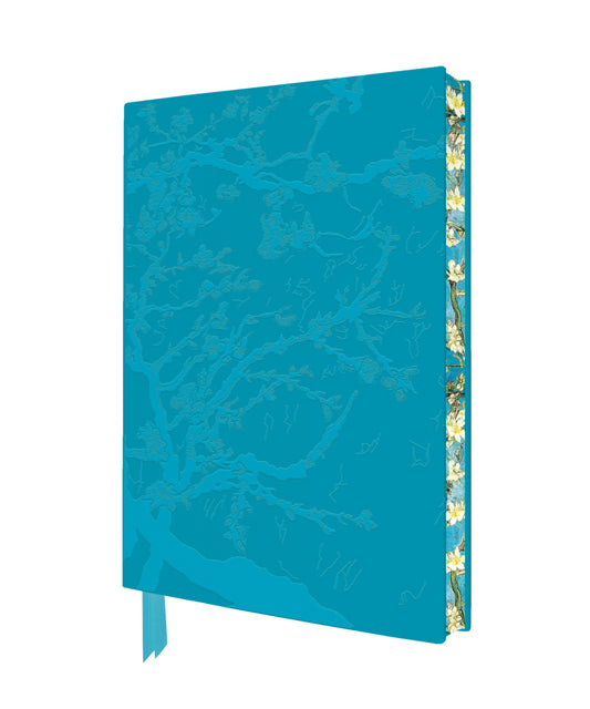 Exquisit Premium Notizbuch DIN A5: Vincent van Gogh, Mandelbaum in Blüte (Flame Tree Publishing)