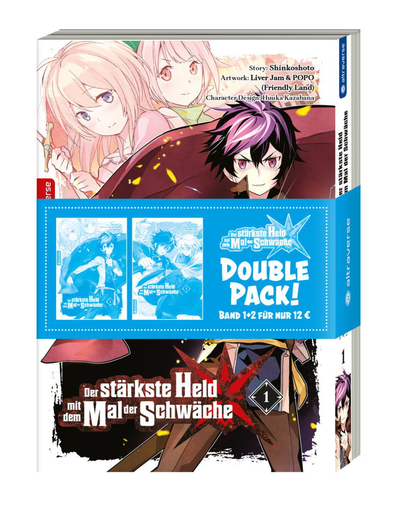 Der stärkste Held mit dem Mal der Schwäche Double Pack 01 & 02 (Shinkoshoto)