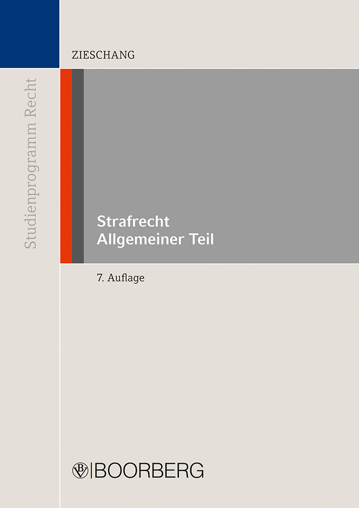 Strafrecht Allgemeiner Teil (Frank Zieschang)